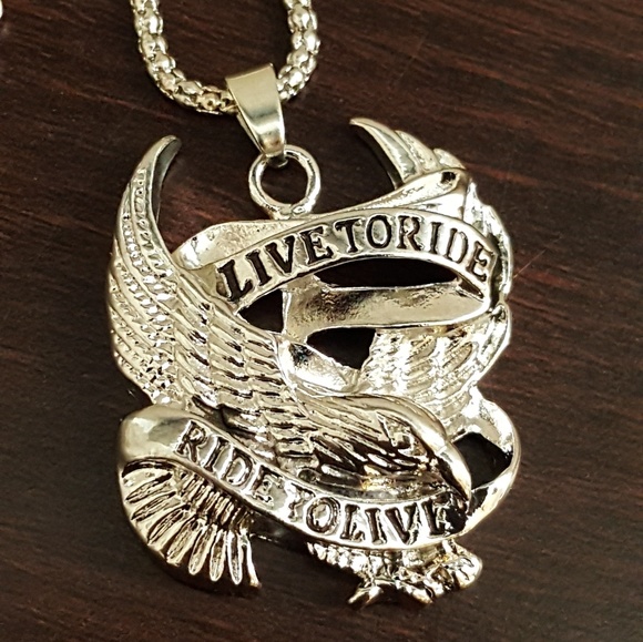 Other - HARLEY DAVIDSON EAGLE NECKLACE (UNISEX)
